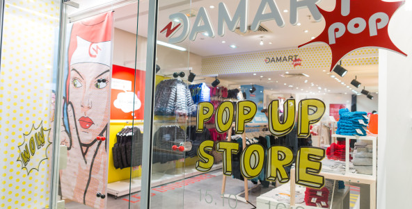 Damart Pop, la boutique éphémère dédié au Thermolactyl