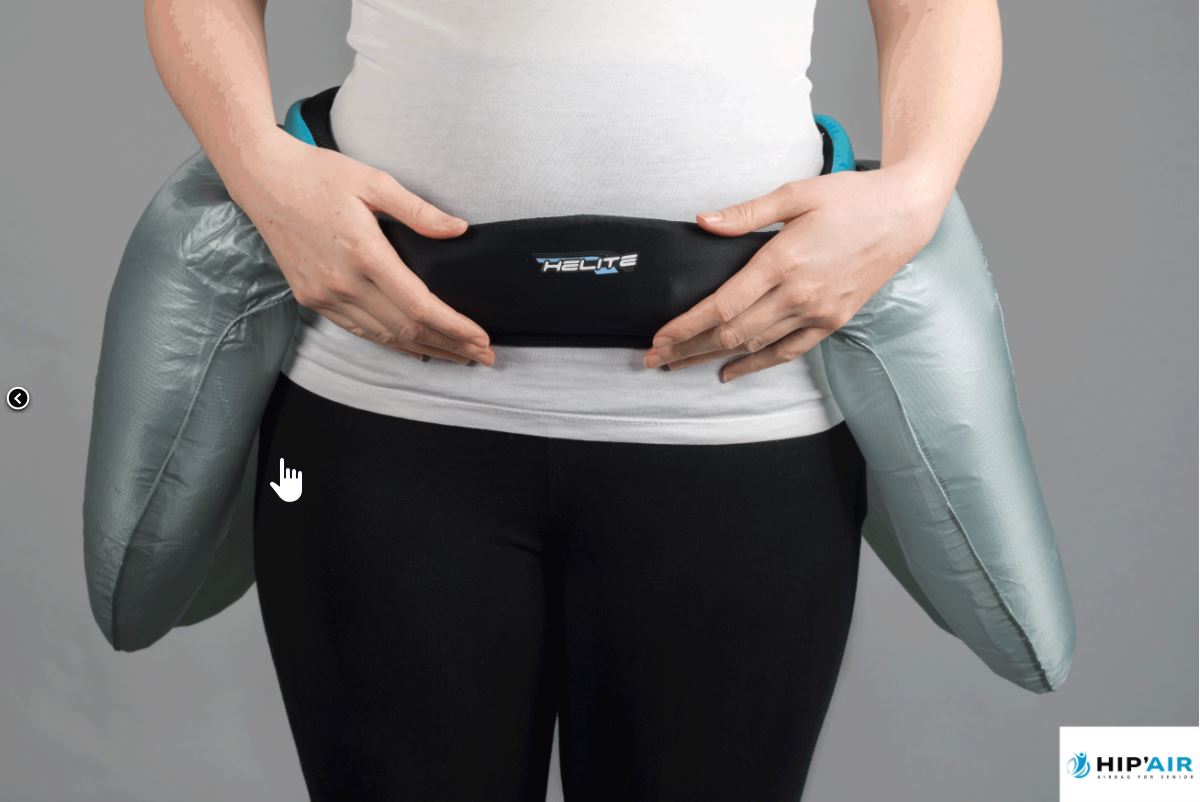 Hip’air est un airbag pour séniors qui protège le col du fémur en cas de chute
