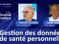Vincent Keunen / Alain Legros : la gestion des données de santé personnelles